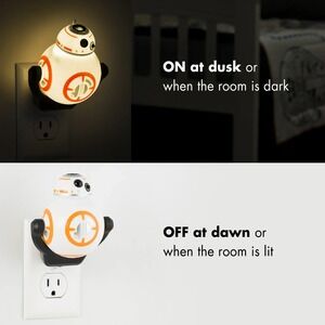 Star Wars BB-8 Color-Changing Light Sensing LED Night Light Bin Deal